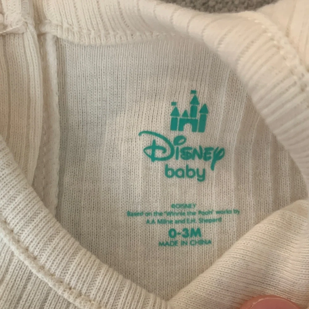 Disney Baby 0-3 months Blue and White Kids Outfit Set Winnie and Piglet - Picture 2 of 7